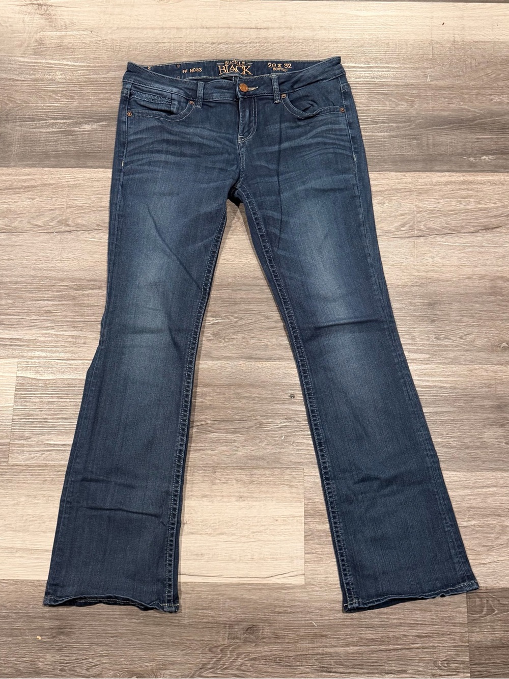 Buckle Black Fit No. 53 Women’s Bootcut Denim Jeans Mid Rise Stretch Size 29